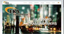 Desktop Screenshot of ekatrafo.com